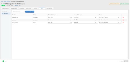 Title: Sail DSP Mapping screen - Description: Sail DSP Mapping screen