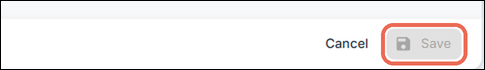 The Save button at the bottom right of the tax type marked