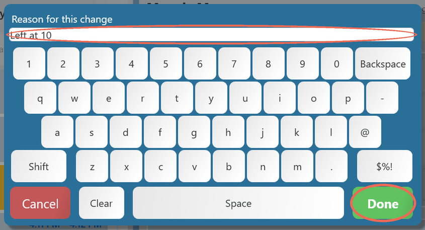 The Reason for this change keyboard